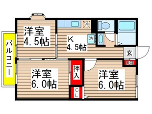 ライトコート国府台２の物件間取画像